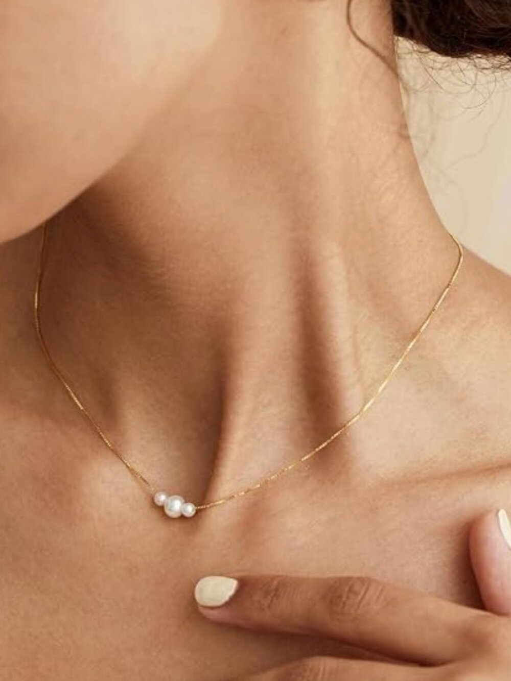 Gold Pearl Necklaces for Women Trendy Wedding Bridesmaid Jewelry Gifts